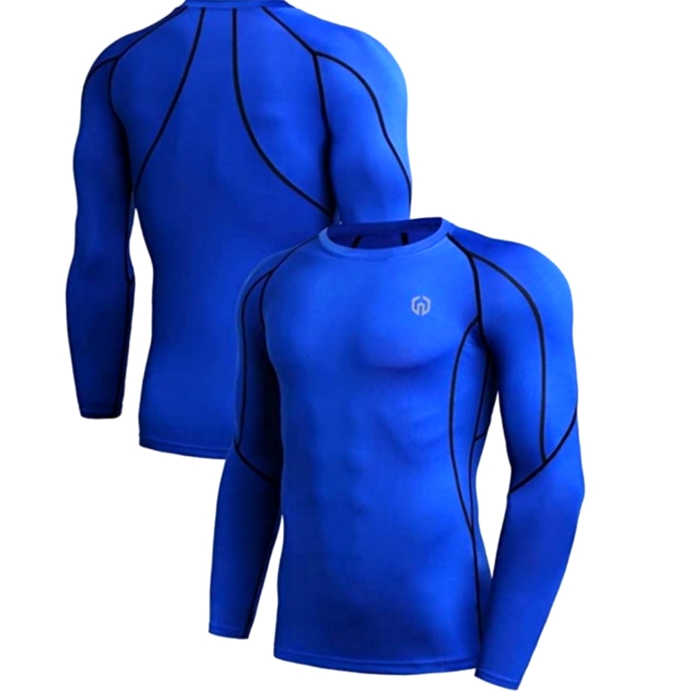 Neleus Men's Dry Fit Compression Shirt
